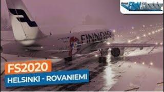 [MSFS] Helsinki Vantaa to Rovaniemi Santa's Village - Airbus A320neo Finnair｜Drawyah