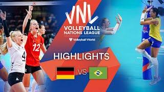  GER vs.  BRA - Highlights Week 1 | Women's VNL 2022