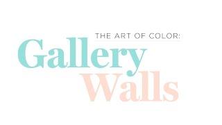 The Art of Color: 3 gallery walls / 3 ways
