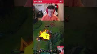 Faker dodge what what #shorts #FAKER #T1TV #T1WIN #T1Fighting