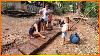 Así quedaron los adobes de hermosos.