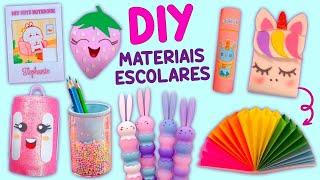 12 DIY – MATERIAIS ESCOLARES FOFOS – DE VOLTA A ESCOLA