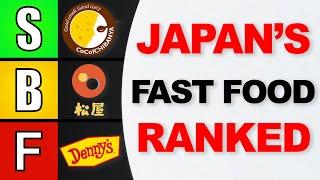 JAPANESE FAST FOOD TIER LIST