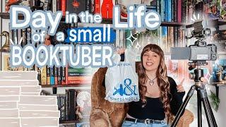 Day In The Life of a Booktuber *candid & chatty*   pr unboxing, bts, editing day