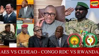 AES VS CEDEAO - CONGO RDC VS RWANDA: KEITA CHEICK OUMAR