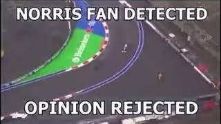 LANDO NORRIS FAN DETECTED OPINION REJECTED