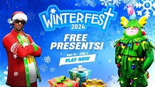 *ALL* Fortnite WINTERFEST 2024 Presents OPENED!