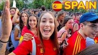 Madrid ERUPTS as Spain WINS Football Championship (Euro 2024)