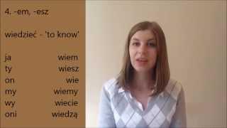 Polish for beginners. Lesson 4. Verbs and conjugation (introduction)