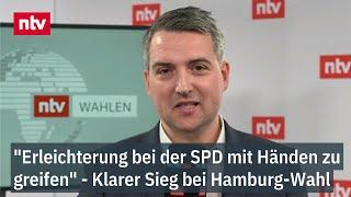 Klarer Sieg bei Hamburg-Wahl: "Erleichterung bei der SPD ist mit Händen zu greifen"