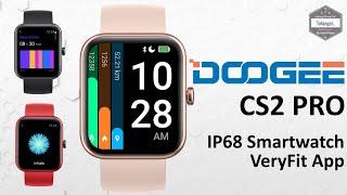 DOOGEE CS2 Pro Smartwatch IP68 - VeryFit App - IOS & Android - Doogee DG CS2 PRO - Unboxing