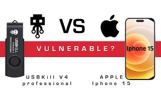 iPhone 15 USB Vulnerability Exposed: Shocking Results with USBKill V4 Test!