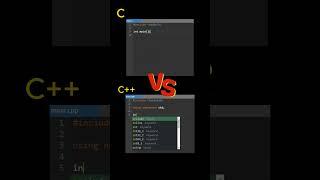 C vs C++ | #C #cpp #code #programm