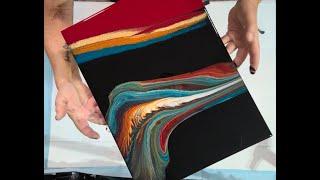 Amazing Color, Such A Fun Pour Painting  Acrylic Pour Painting, Flow Art, Fluid Art Technique,