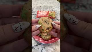 Christmas Cookies but make em extra festive  #christmas #recipe #satisfying #asmr #shorts #fypシ゚