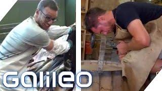 Knochenjob-Challenge: Wer meistert die harten Jobs besser? | Galileo Reporter-Duell | ProSieben