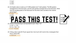 TSI MATH TEST PREPARATION x All New Test Questions 2024