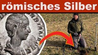 römisches SILBER 1800 Jahre alt - sondeln mit Lechsonde - metaldetecting