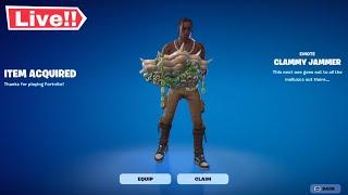 CLAMMY JAMMER EMOTE *NEW* FORTNITE ITEM SHOP TODAY LIVE! (Fortnite Shorts)