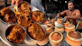 नेपाल और मोतिहारी बॉर्डर से लाये CHAMPARAN HANDI MUTTON रेसिपी | BIHAR FOOD | चम्पारण का अहुना मटन