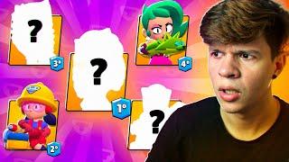 JOGUEI com os brawlers MENOS JOGADOS do Brawl Stars