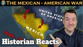 The Mexican-American War - Explained in 16 minutes - Knowledgia Reaction