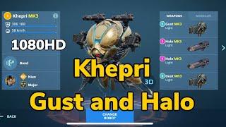 Khepri Gust Halo MK3 | War Robots Gameplay