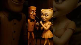 Ballerina Cappuccina sings with Tung Tung Sahur #italianbrainrot