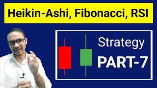 Heikin-Ashi Strategy Part-7 | Fibinacci Strategy | RSI strategy | Subhash Tech Live.