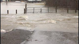 Flooding and high water in Brownsburg