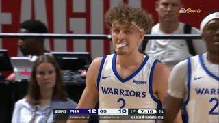 Brandin Podziemski Summer League Highlights vs Suns - 16 Points, 6 Assists - 7/13/24