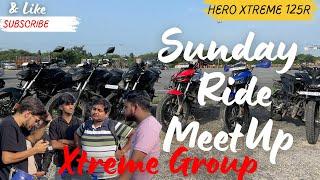 Meet Up with Xtreme Group|Hero Xtreme 125R | Sunday Moto Vlog #youtube #vlog #motovlog #viralvideo