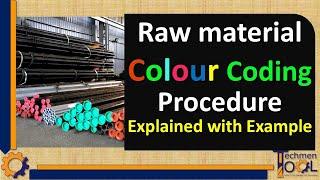 How to make Raw-material Colour Coding? | Stores | Manufacturing sector | Explained with example