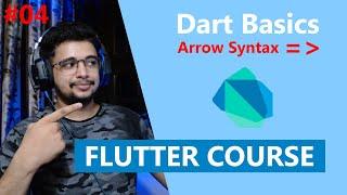 FAT ARROW - Dart programming language tutorial in Hindi - Flutter in Hindi (Free Course) Part 4