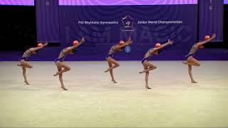 Türkiye (TUR) - 2023 Rhythmic Junior Worlds Qualifications 5HO Group