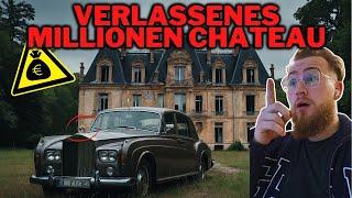 ABANDONED MILLION CHATEAU  Found old ROLLS ROYCE? 