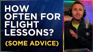 How often should you take flight lessons?