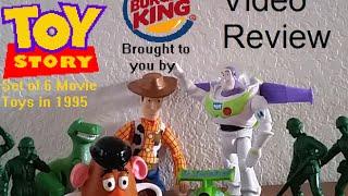 Disney's Toy Story - Set of 6 movie toys in 1995 by Burger King - Video Review | Episode 1