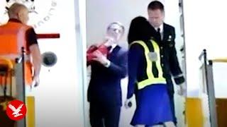 Emmanuel Macron 'pushed in the face by wife' after landing in Vietnam