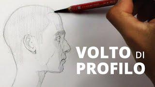 Tutorial su come DISEGNARE un VOLTO di profilo