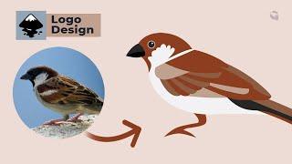 Inkscape | Inkscape  sparrow  Logo Design | Inkscape Tutorial 2021 |  inkscape vector