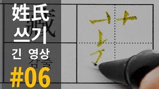 [긴 영상] 대한민국 성씨 533 #06 251-300위 /  Korean Surnames TOP 533 LONG Version / 韩国 姓氏