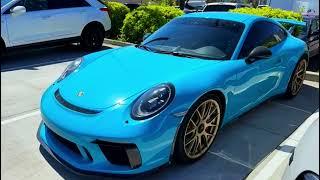 2018 Porsche 911 GT3 car | Miami Blue colure |  Porsche 911 GT 3 review with De | Price is  $189,999