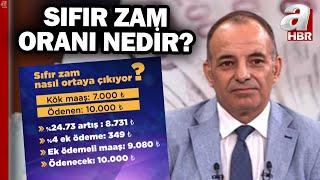 Sıfır Zam Oranı Nedir? Sıfır Zam Oranı Nasıl Ortaya Çıktı? Faruk Erdem Tek Tek Anlattı | A Haber