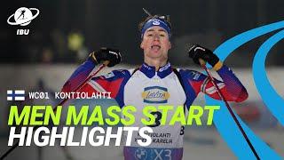 World Cup 24/25 Kontiolahti: Men Mass Start Highlights