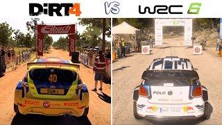 DiRT 4 vs WRC 6 - Gameplay Comparasion (HD) [1080p60FPS]