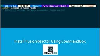 Installing FusionReactor with CommandBox
