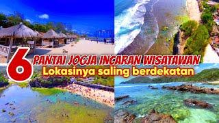 6 WISATA PANTAI DI GUNUNG KIDUL JOGJA‼️ LOKASINYA SALING BERDEKATAN | WISATA JOGJA TERBARU‼️