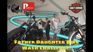 Father-Daughter Bikewash Challenge 