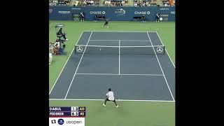 Roger Federer vs Brian Dabul  US OPEN tennis